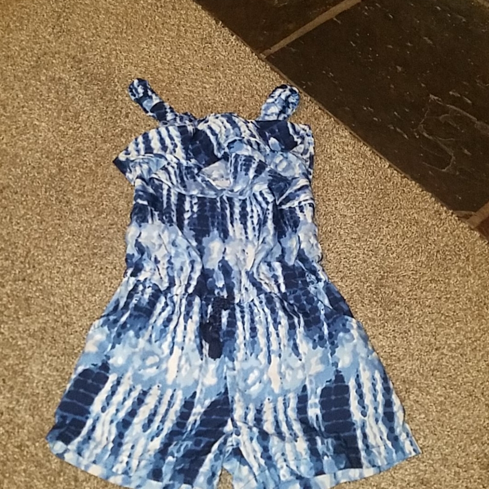 Blue Summer Tank 1 piece